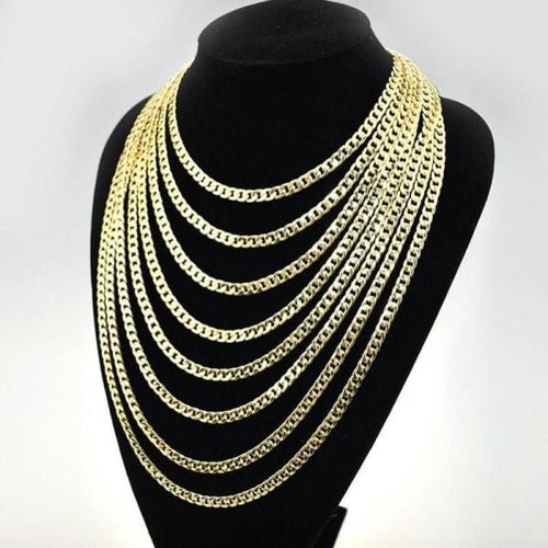 6mm Cuban Link Chain Necklace | Dopamine Alley