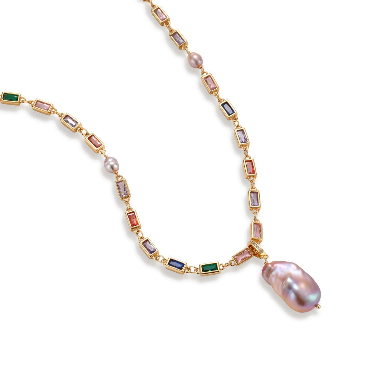 Rainbow Statement Necklace | Dopamine Alley