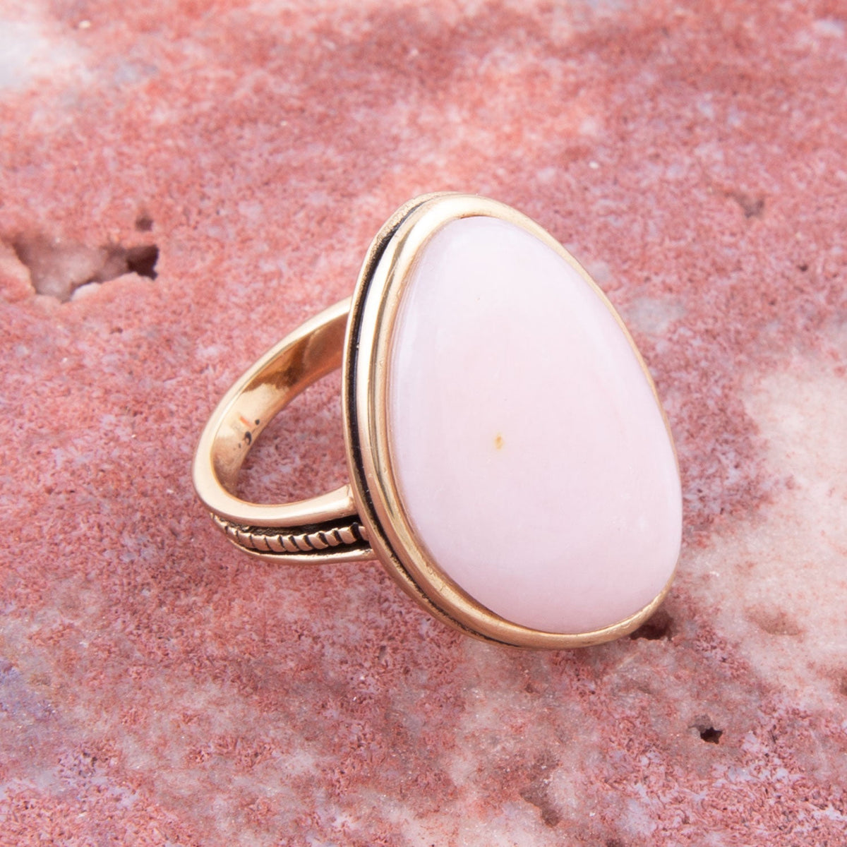 Pink Opal Statement Ring