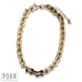 Chunky Gold-Tone Link Necklace